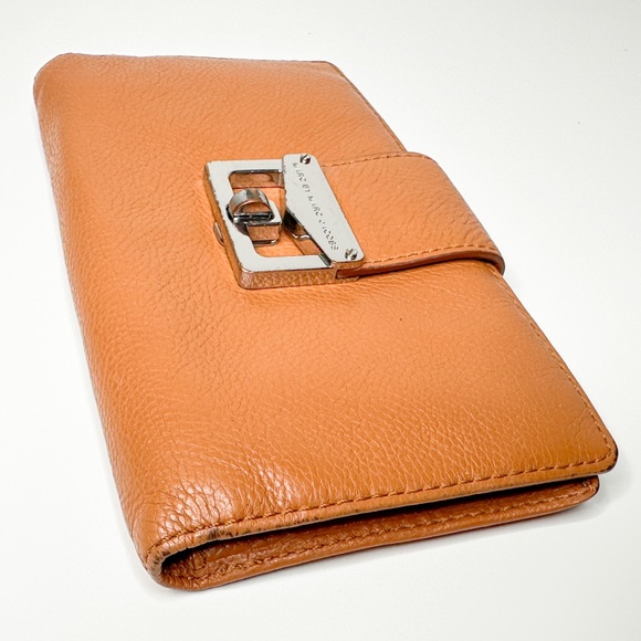 Marc by Marc Jacob  Wallet | Brown Leather Wallet - Picture 1 of 7